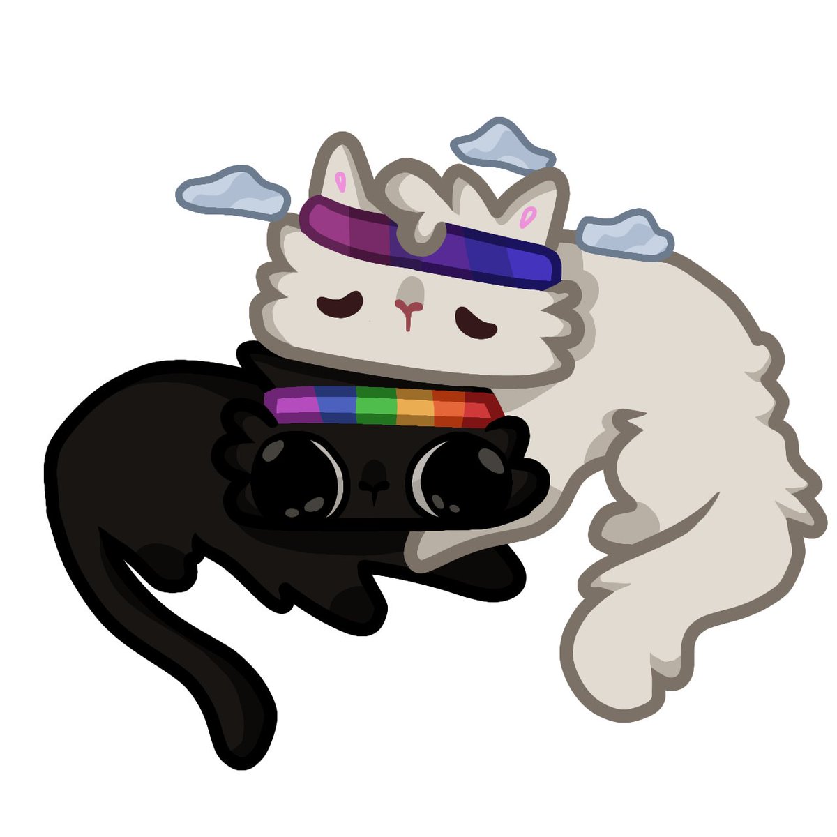 pi3rozekk's tweet photo. Planet and Spoke as kittens :3 they are having fun, trust :D https://t.co/gF24rQJK81