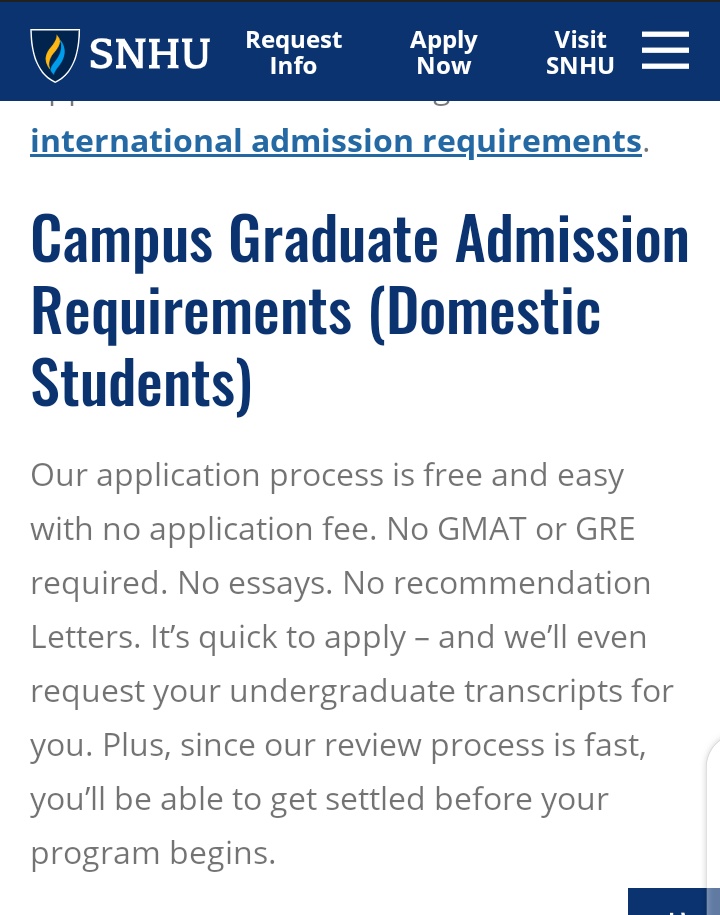 AbrahamOkah2's tweet photo. Apply to this University in the US 🇺🇲
📌 No Application fee.
📌 No GRE/GMAT.
📌 No Letters of Recommendation.
📌 No Essays.
📌 Scholarships Available 😏
Tag your friends....
New Southern Hampshire University.
https://t.co/lPvxSZwUpP https://t.co/kk5KOTwWms
