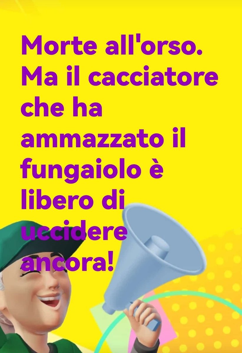 partigianovegan's tweet image. Chi come l&apos;orso attacca per paura viene condannato a morte, mentre ai #cacciatori che uccidono per gioco non viene fatto nulla.