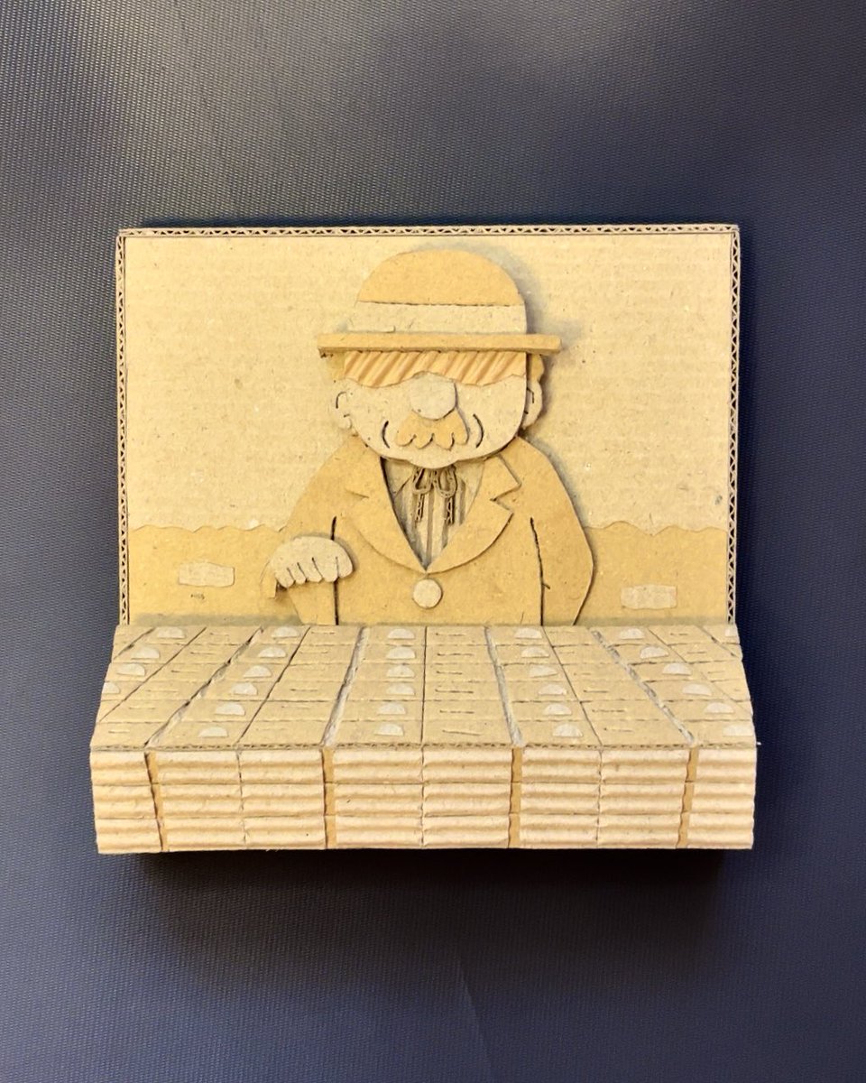ダンボールで ビリミリオン/優里 作りました！
#ダンボールアート 
#ダンボール工作
#ビリミリオン
#優里
#工作