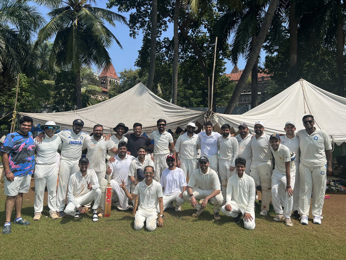 #sunday morning done right #cricket #mumbai