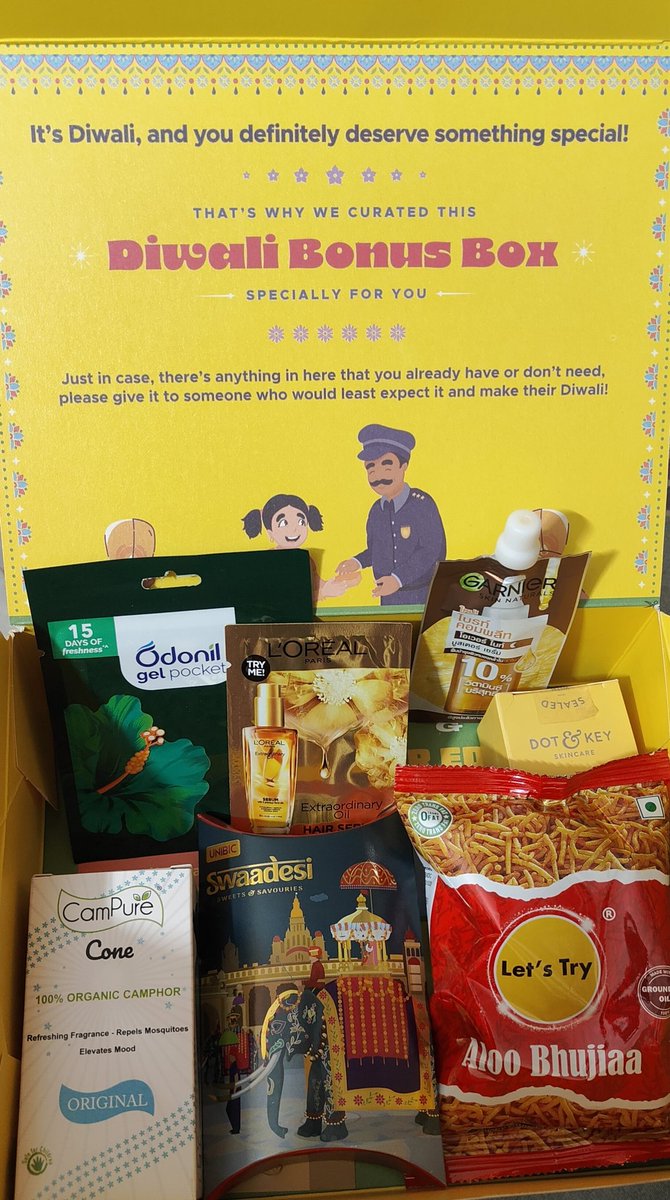 damini_vatsa's tweet photo. @letsblinkit  wonderful bonus diwali gift. Loved it!! https://t.co/Srep4nOFcA