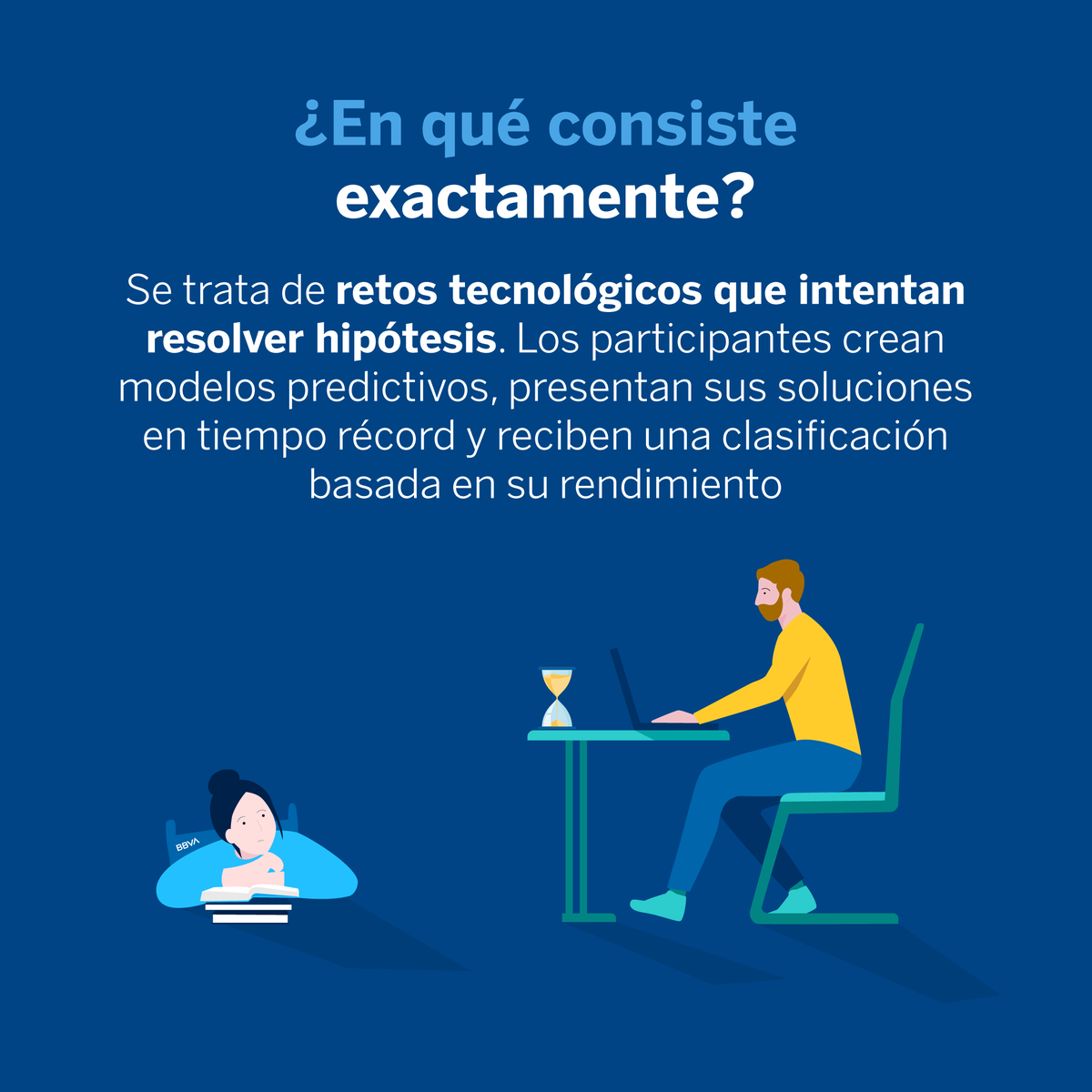 bbva's tweet photo. 💡 Los #datathons son retos y concursos utilizados para impulsar la #Innovación. Algunas grandes empresas los utilizan tanto para la selección de personal como para la detección de talento tecnológico. ✏️

https://t.co/jmhlV4pXPZ https://t.co/GlefmWWONL