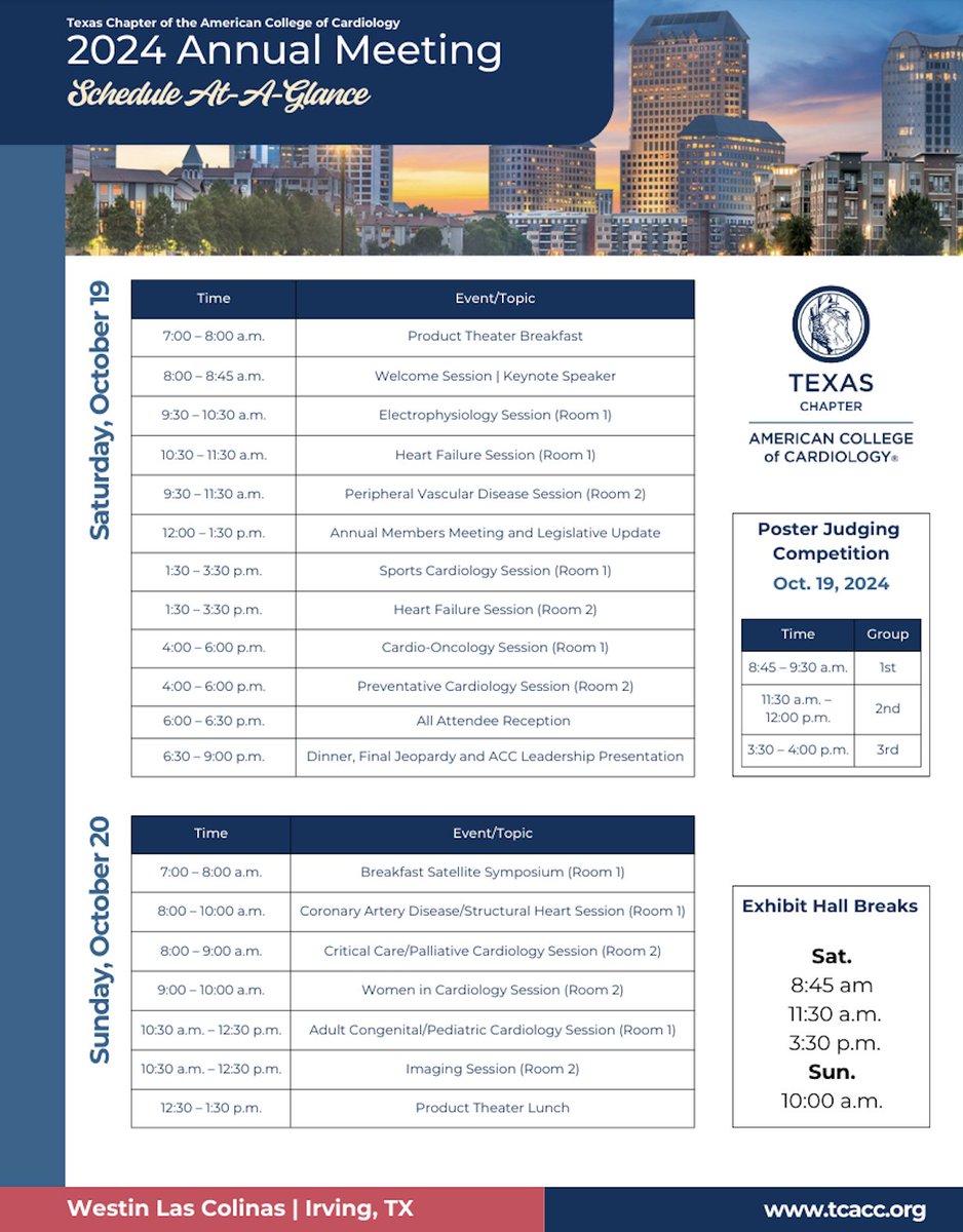 Texas Chapter - ACC (@txchapteracc) on Twitter photo Rise and shine! ☕️ It’s time to get day 2 of #TCACC24 started. Grab breakfast and meet us for the first sessions of the day! 🤓 Don’t forget to share your conference posts and photos with us – use the official conference hashtag! Rise and shine! ☕️ It’s time to get day 2 of #TCACC24 started. Grab breakfast and meet us for the first sessions of the day! 🤓 Don’t forget to share your conference posts and photos with us – use the official conference hashtag!