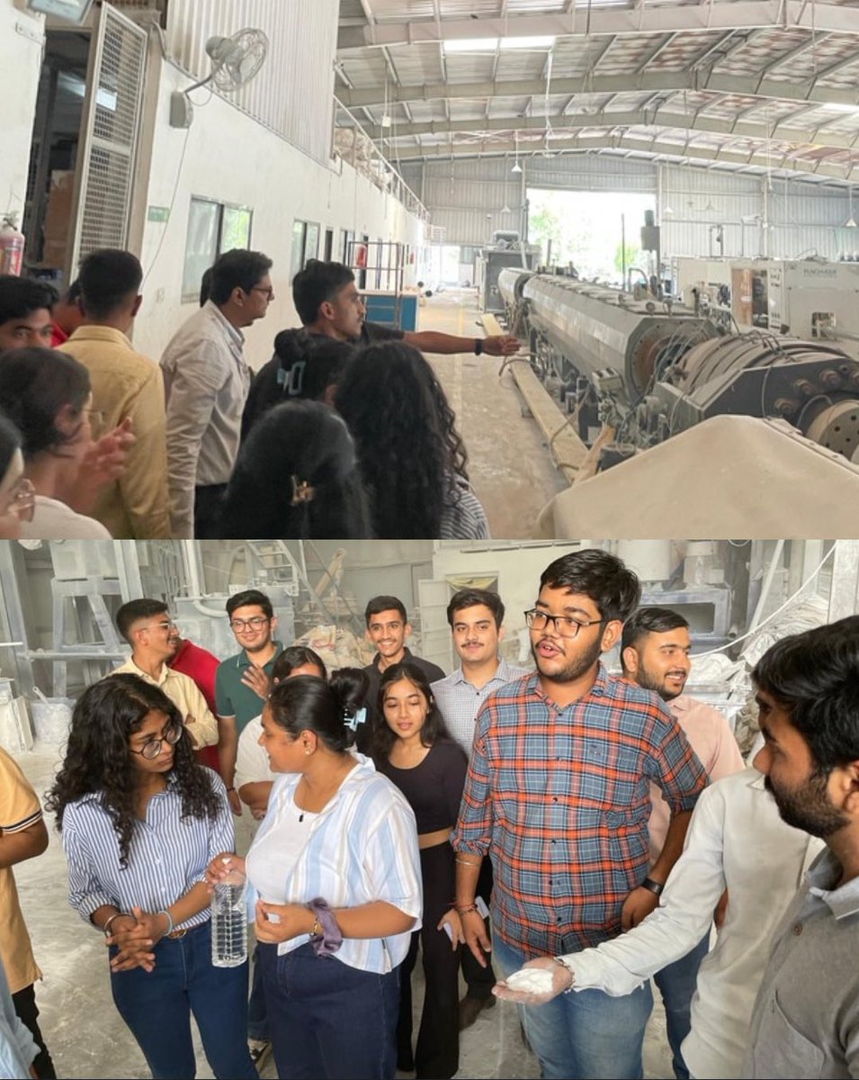 An enriching experience at Vasani Polymers, GIDC Talod! 🌟 Our visit on the 18th of October gave us a deep dive into the world of polymer manufacturing and how cutting-edge technology drives innovation in the industry. 💡🔧 #UIM#karnavatiuniversity