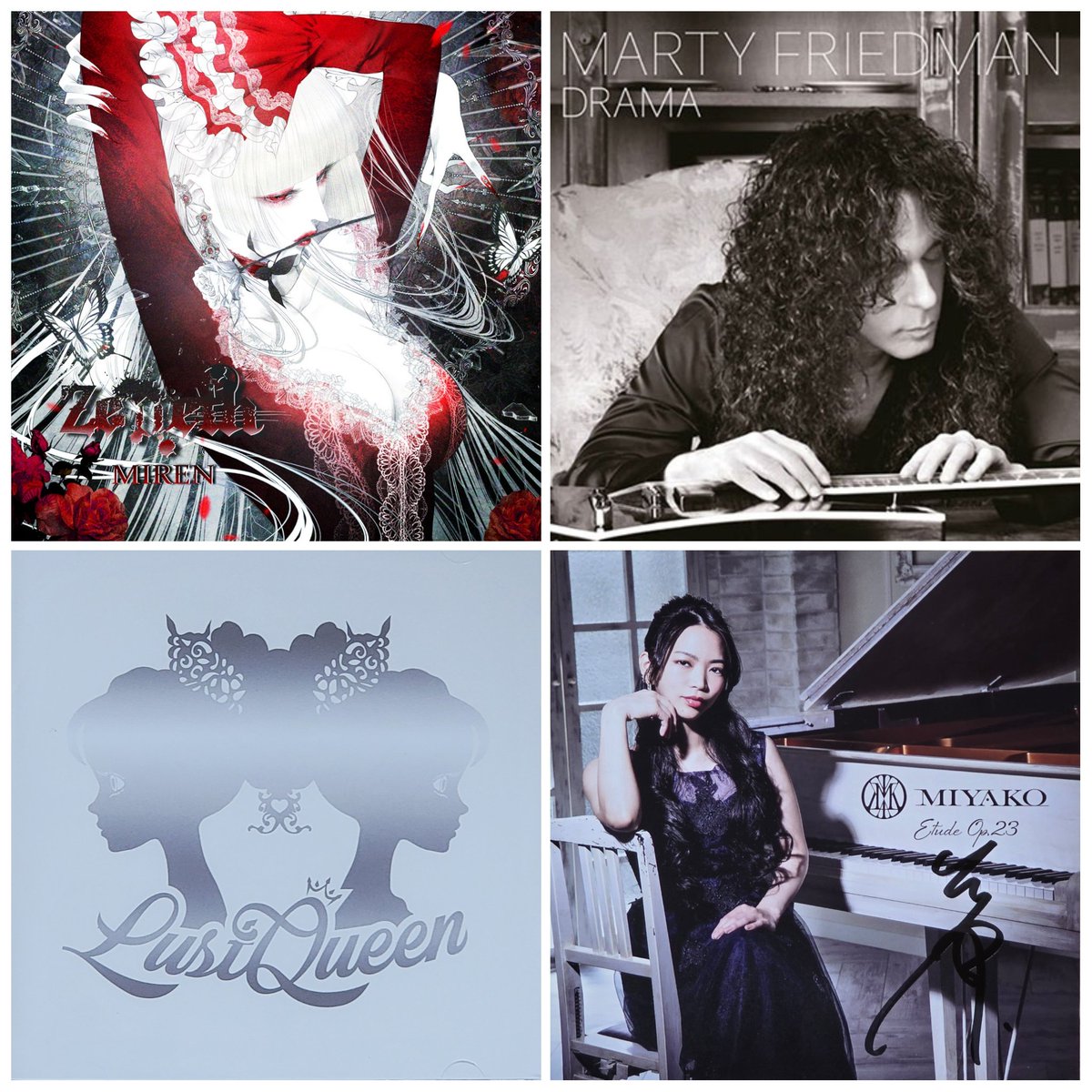 5VVtXrvsVbki5yZ's tweet photo. 10/13~10/19に聴いた音楽作品は15枚
※サブスクも含む
#JPopNewSingles Playlist🤘
#IanWilde🤘
#Cleanbreak
#AxelRudiPell🤘
#SardUnderground🤘2枚
#TearsOfTragedy🤘🤘
#NESTOR🤘🤘
#Star_Gate🤘🤘
#GALNERYUS🤘🤘
#Zemeth🤘🤘
#MartyFriedman🤘🤘
#LustQueen🤘🤘
#MIYAKO🤘
🤘=お気に入り https://t.co/RJc5a5yU2N