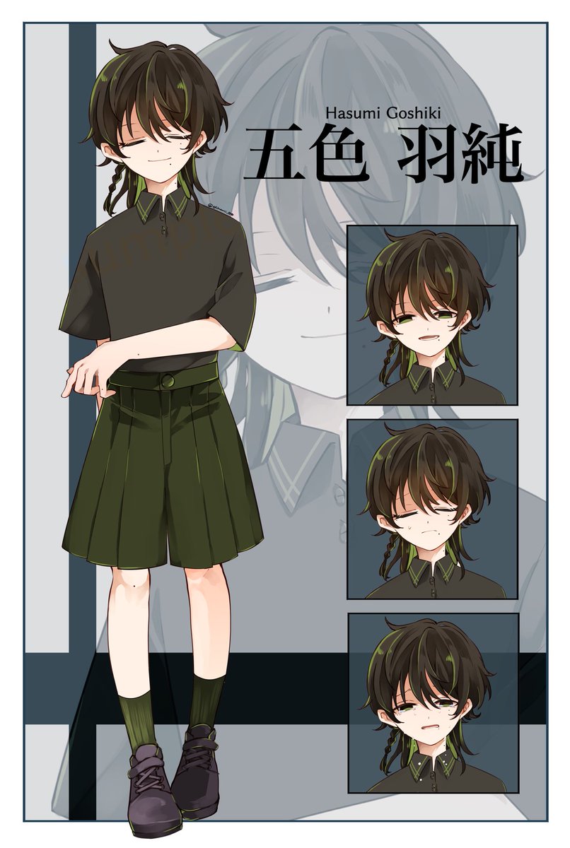 最近の立ち絵たちなんですが、やっと全身を安定して描けるようになったと…思っている…!! 