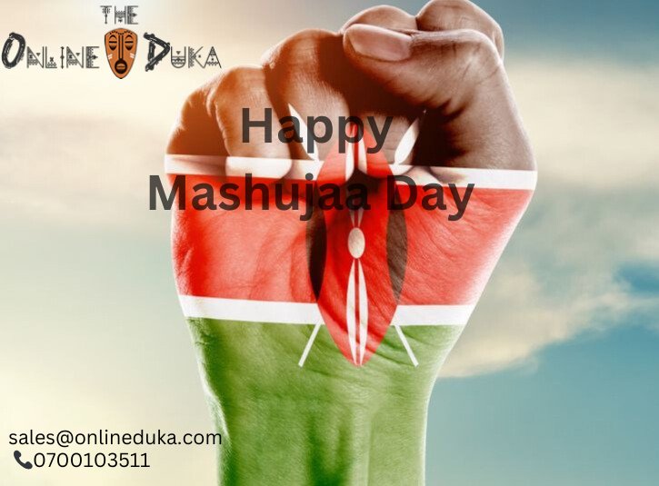 theonlineduka's tweet photo. Wishing all our esteemed clients and customers a Happy Mashujaa Day.
We value you.
You are our shujaa 
#theonlinedukakenya#happymashujaaday https://t.co/SPUHhQtGqd
