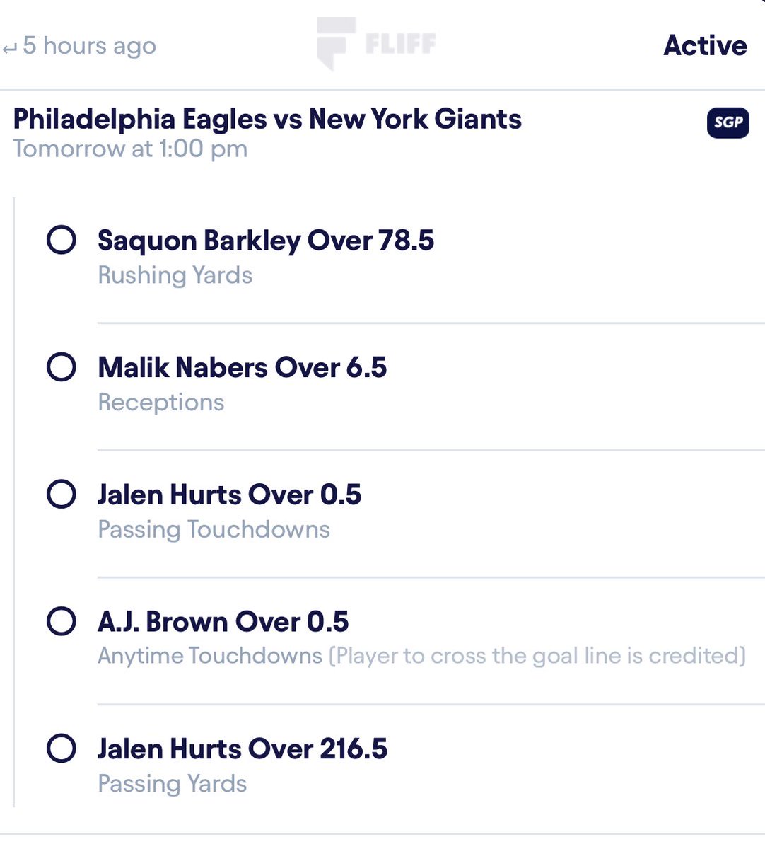 Cashout_Kings_'s tweet photo. NFL SUNDAY PARLAYS‼️‼️

Got a few Stat Parlays then our ML Parlay and a TD Parlay, LETS SWEEP 🧹🚨

#GamblingX #getmoney #Cashout #fliff #DraftKings https://t.co/8oFLqyNFoO