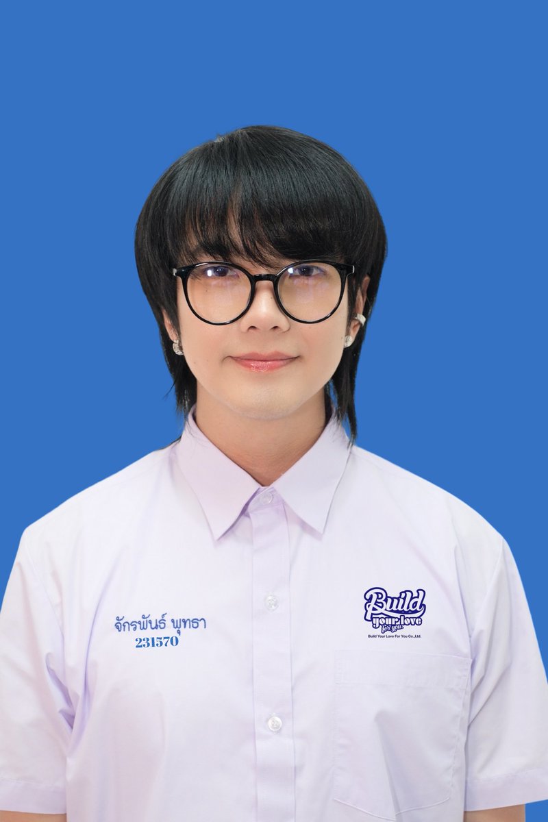 สวัสดีครับ ผมชื่อ ด.ช.จักรพันธ์ พุทธา
ห้อง ป.6/4 เลขประจำตัว 231570
โรงเรียนบิลด์ ยัวร์ เลิฟ ฟอร์ ยู (บ.ย.ล) ครับ

Hello, My name is Jakapan Puttha.
Class 6/4 Student ID 231570
School Build Your Love For You 

BUILD TEAM FJR
#BUILDXBaiShiXiongDi