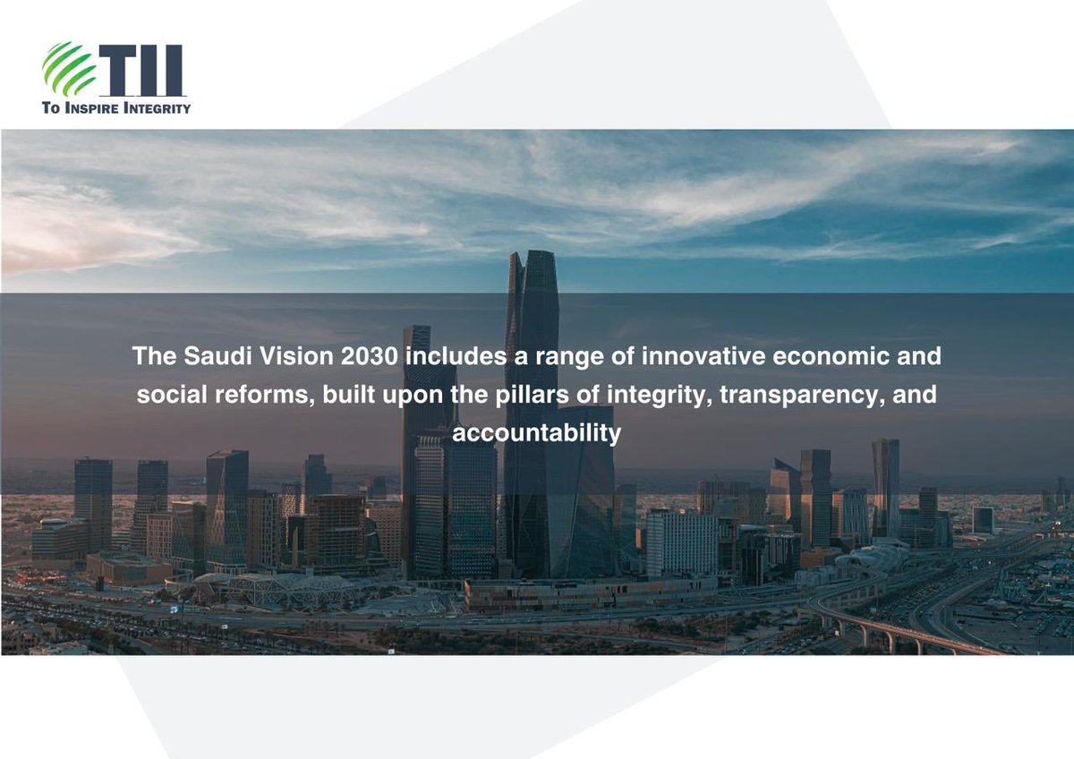 Empower change! The Saudi Vision 2030 for a better future. #FightCorruption