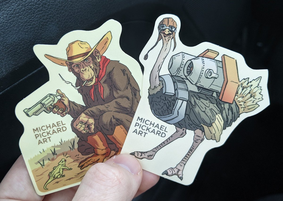 If you catch me walking around NYCC today, stop me and ask me for a sticker! I'll be handing them out throughout the day to the random passersby and to anyone with some dope costumes.