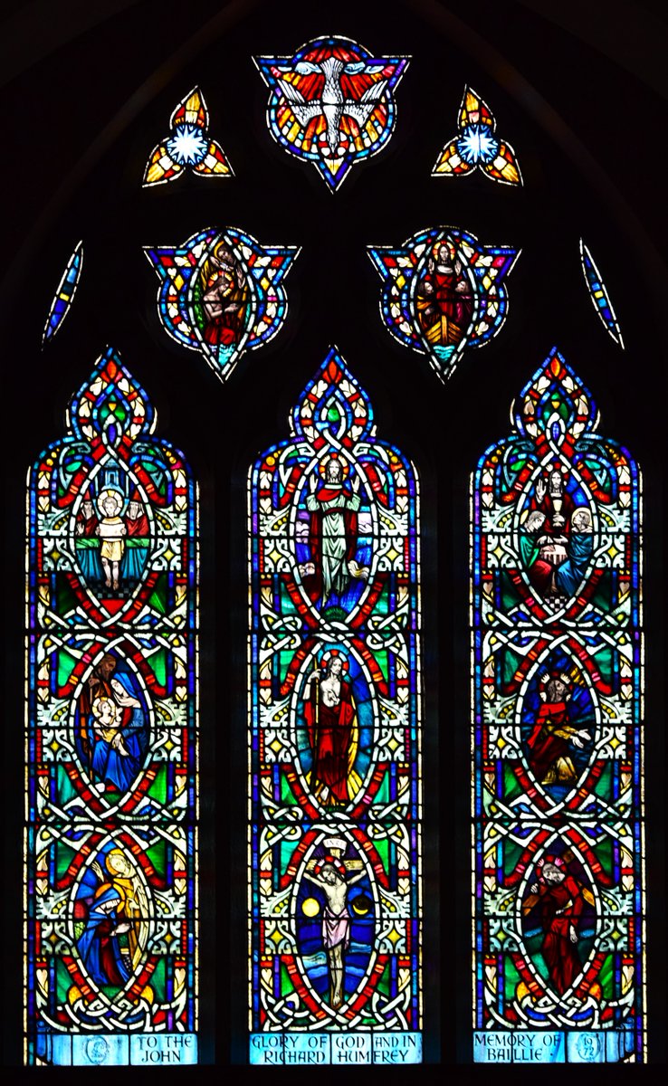 Heritage_Nina's tweet photo. #StainedGlassSunday
Third time lucky at St. Mary's CoI, Macosquin, when by lucky hap the glebe warden let me in to see the church. East window attributed to #Belfast firm Clokey & Co. 1972
#ExploreChurches https://t.co/2mVrjDB9HN