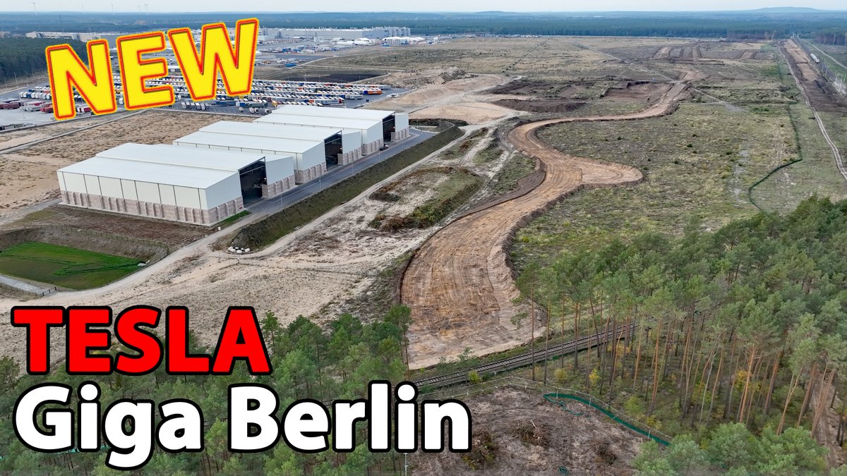 😎👉 Tesla Giga Berlin Update #214
🚨 NEW drone video online! 2024-10-20
youtube.com/watch?v=AhpuL7…

<a href="/elonmusk/">Elon Musk</a> #tesla #GigaBerlin #gigafactory #gf4