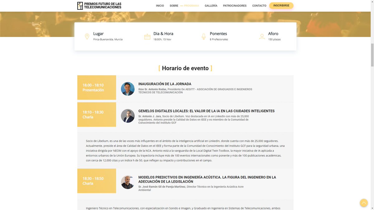 JALopezOlmedo's tweet photo. 🙌[COGITTRM/ACARMITT - 15/11/2024 - Premios VII Futuro de las Telecomunicaciones] ¡Todo preparado! Os esperamos en una nueva edición para el recuerdo. 

Evento: https://t.co/gzhqwEEtMT 👈 https://t.co/jDg33oOQlh