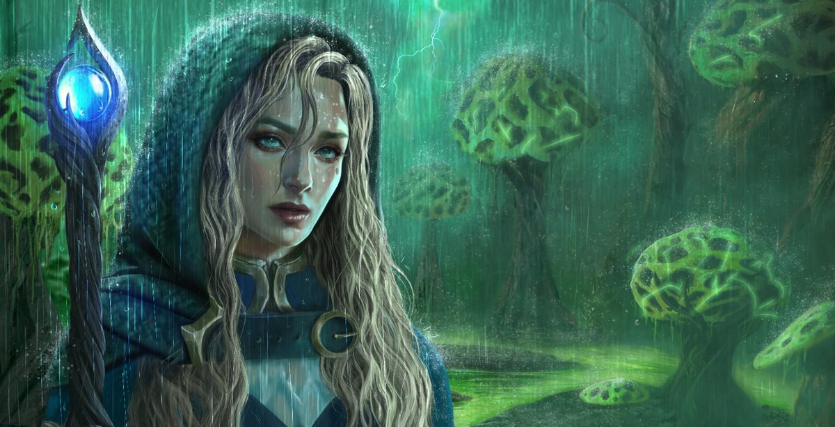 Keyhlanwolf's tweet image. #Mage #fantasyart