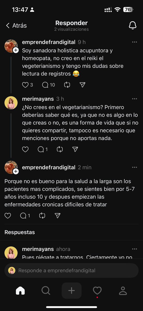 Decir que me está costando mucho no meterme con ella y su “profesionalidad” es quedarme corta…