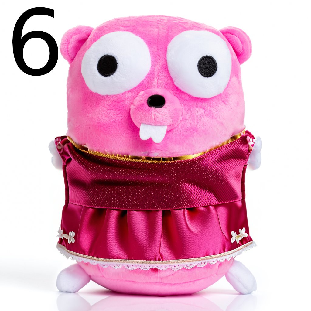 GolangMarket's tweet image. Sometimes AI can be quite useful. I was thinking to do a new nice little update to the pink plush clothing option and thought I see here which people might like. Was going for some kind of dress. Images 5-7 out of 7. Thoughts? #gopher #plush #golang