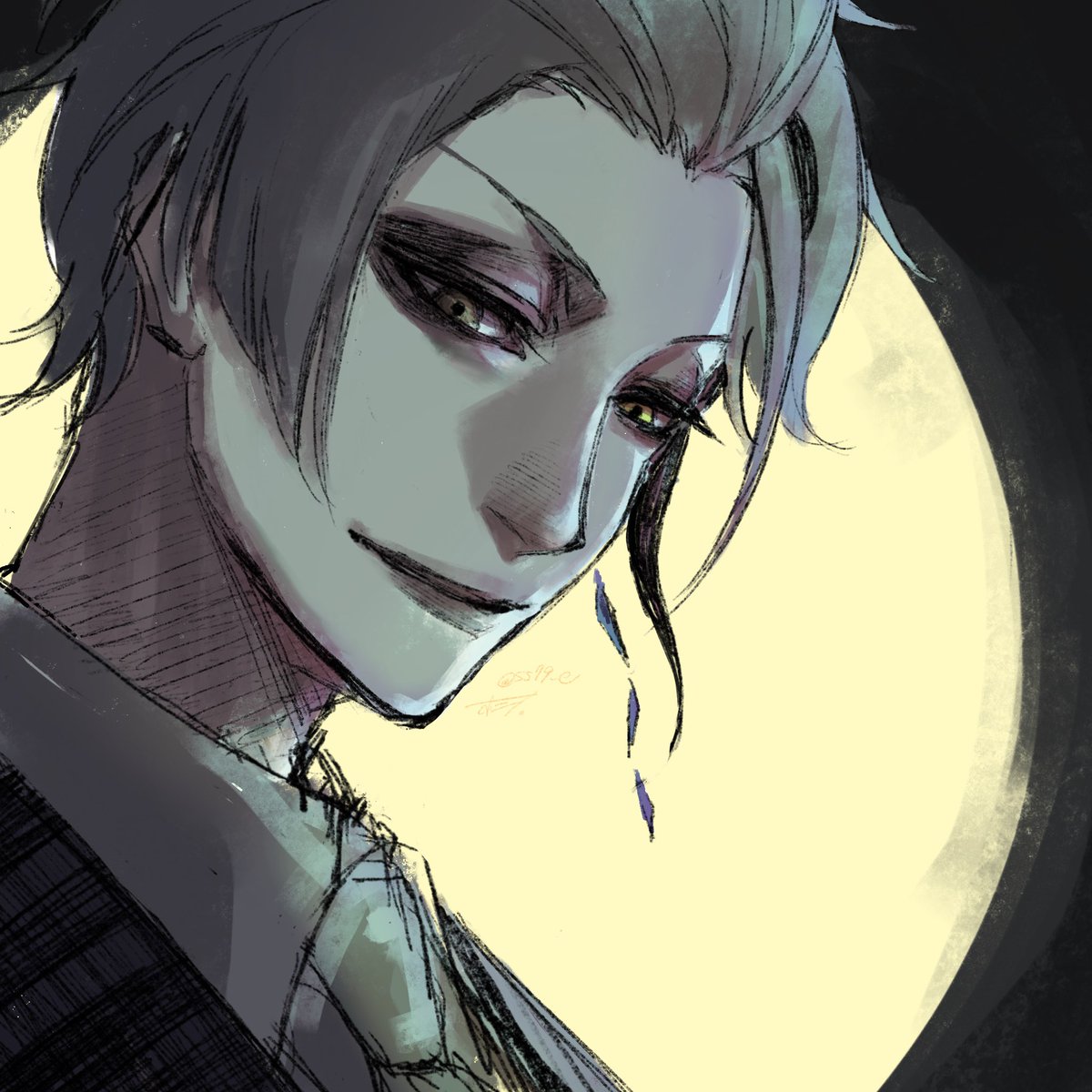 ツイステFA ジェイド・リーチ ナイトメアスーツかっこいい🎃