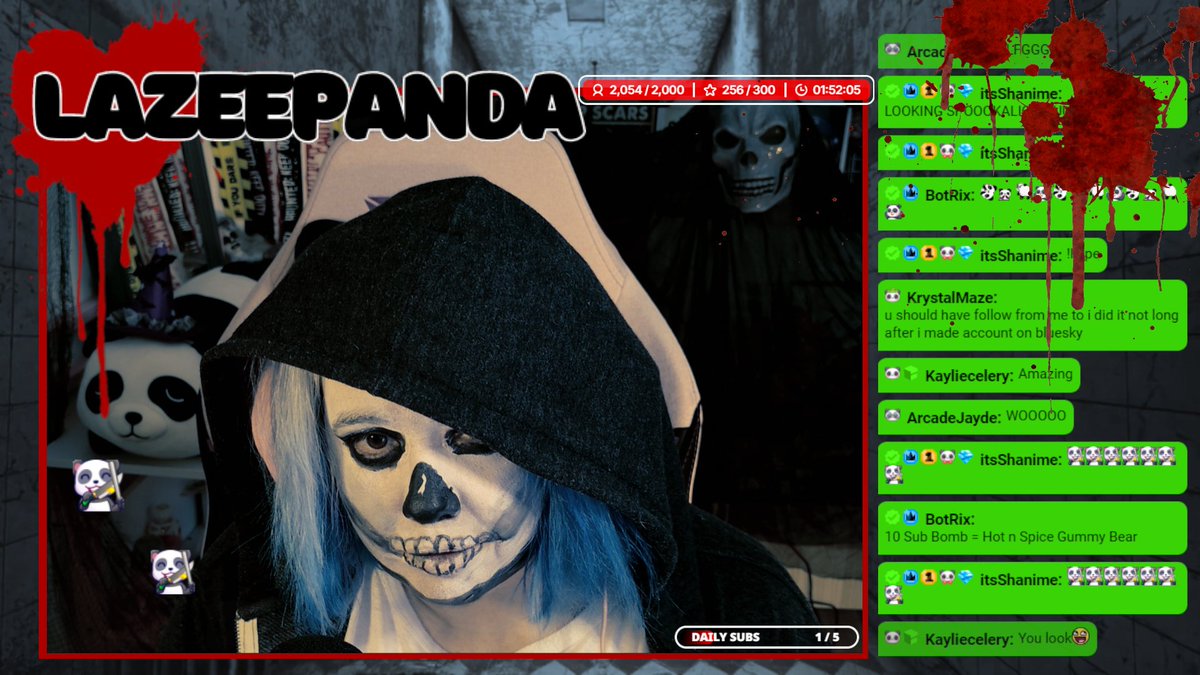 itslazeepanda's tweet photo. Big Papa Pickle β
Live Facepainting β
Now playing Paroxysm by @PerspektikGames followed by some @OnceHuman_ prepping for the new season!
LFG #12daysofHalloween @KickCommunity https://t.co/041tMYJmib