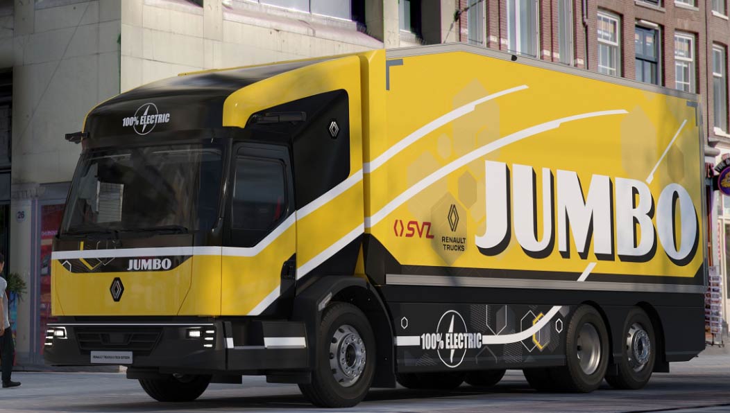 Renault Trucks developed an electric distribution truck to supply supermarkets. The loading area is cooled, the driver has a sliding door at the passenger side nfz-katalog.de/product_Renaul…  #renaulttrucks #zeroemission <a href="/logistik_se/">Logistik i Sverige</a> <a href="/logistyka_net/">logistyka w Polsce (logistyka.net)</a> <a href="/trucks_trailers/">bedrijfsauto.com</a>