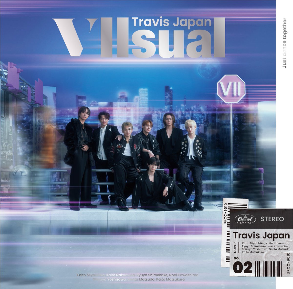 TravisJapan VIIsual 4形態 2024.12.4 Release 2ndAlbum「VIIsual」🏙️ ⋱ 4形態全てのジャケット