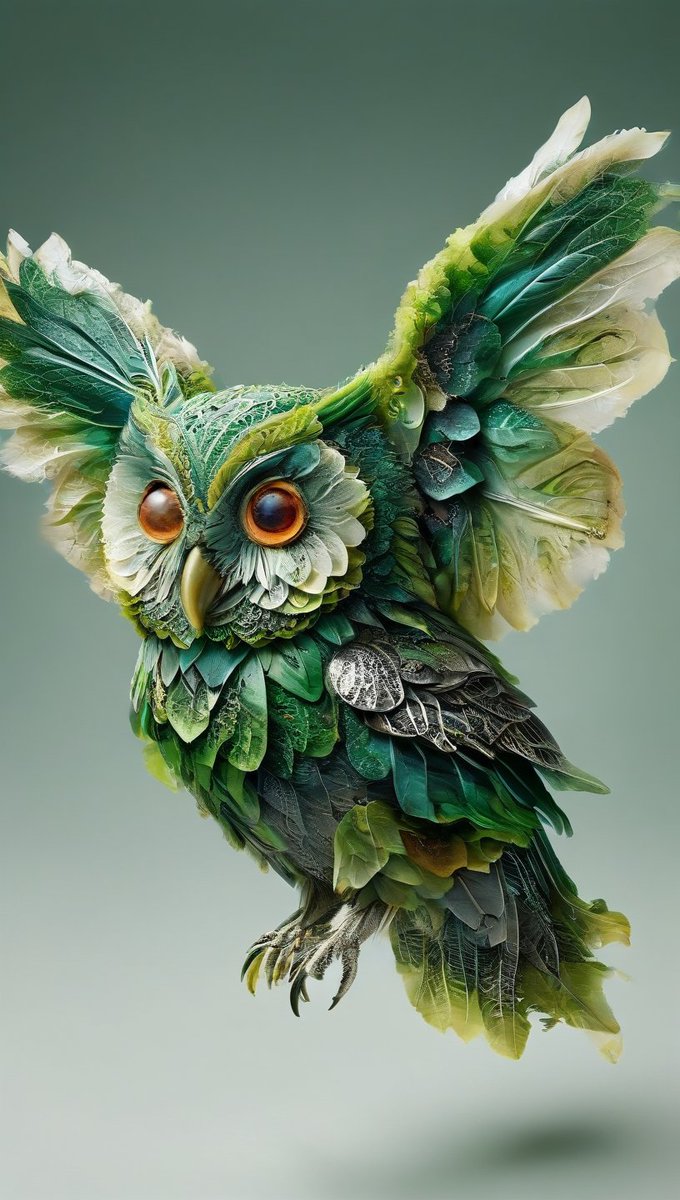 BadToxic's tweet photo. #Salat #Owl via #Auto1111 #StableDiffusion #Deforum #DreamshaperXLLightning #LoRA #LoRAralSld #SDXL DPM++ SDE, PC.
#SalatOwl #Eule #owls #Eulen #green #grass #bio #beautiful #radiantSilver #Emerald #unobtainium #AIOwl #AIAnimal #ralsld #AIPainting #AI #AIArt #Kunst #animation https://t.co/znnkFvyu83