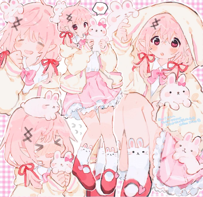 衣装デザイン好き勝手やらせていただいたskebの絵めちゃお気に入りなのでみてほしい…