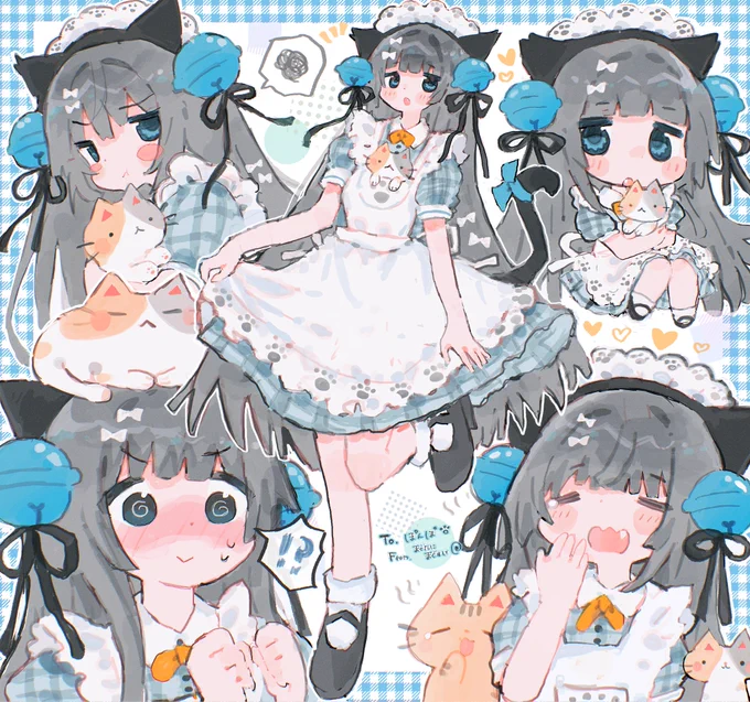 衣装デザイン好き勝手やらせていただいたskebの絵めちゃお気に入りなのでみてほしい…