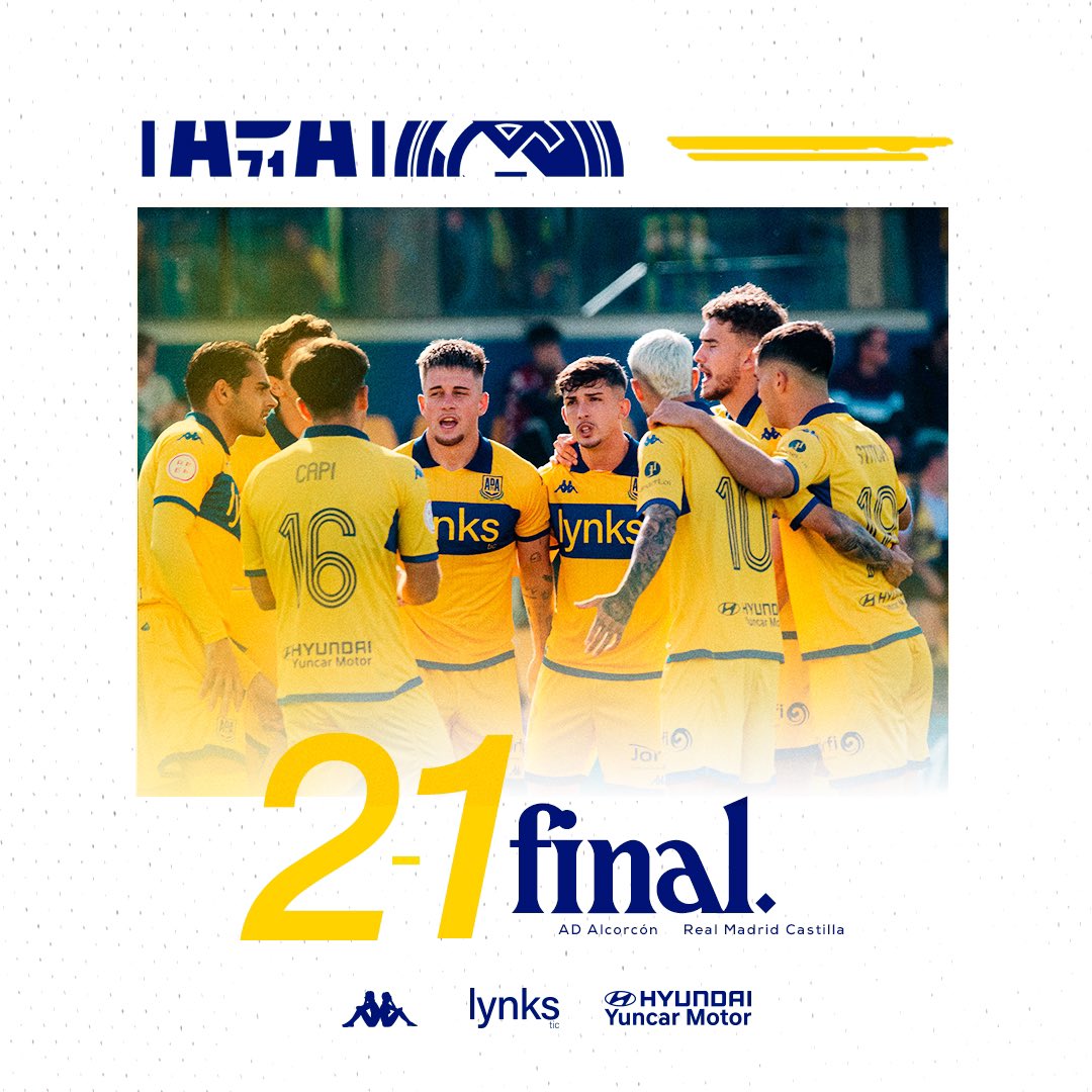 FINAL | Te Quiero, Alcor 😍

💛 2-1 ⚪

#DesdeElPrimerMinuto #AlcorcónRMCastilla #PrimeraFederación