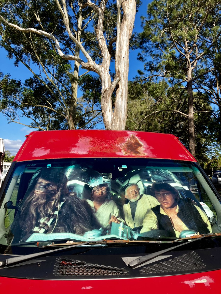 #BestSunshadeEver. 
Amirite <a href="/MarkHamill/">Mark Hamill</a>