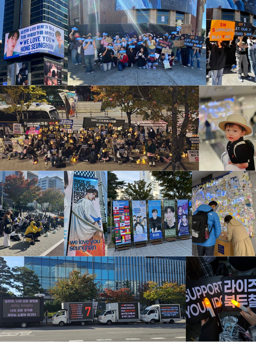 Day 3 — 241020 ♡

our last protest today, but the impact we’ve made will last. feeling so much love and pride to be part of this family. Thank you all for your hard work and please rest well🫂

#RII7E_Or_None
 #SMRespectRii7e 
#BringBackSeunghan
 #승한복귀_공지해_고소상황_공지해