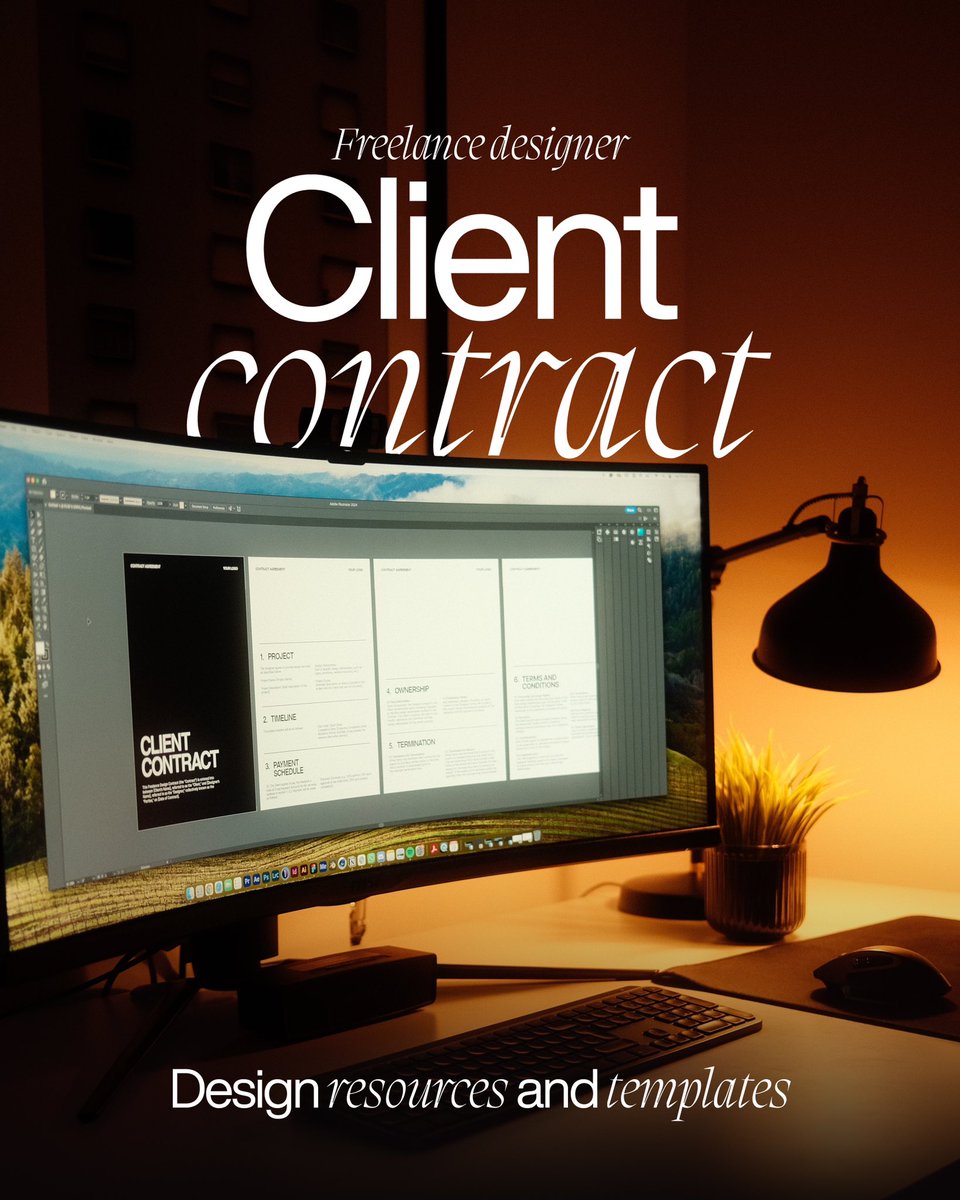 aaronpadd's tweet image. Freelance Designer Client contract template 

etsy.com/uk/listing/153…