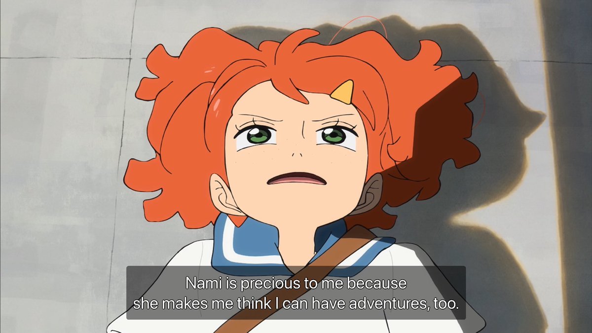 and this is why the strawhats that are not beasts at fighting are so important for the narrative
