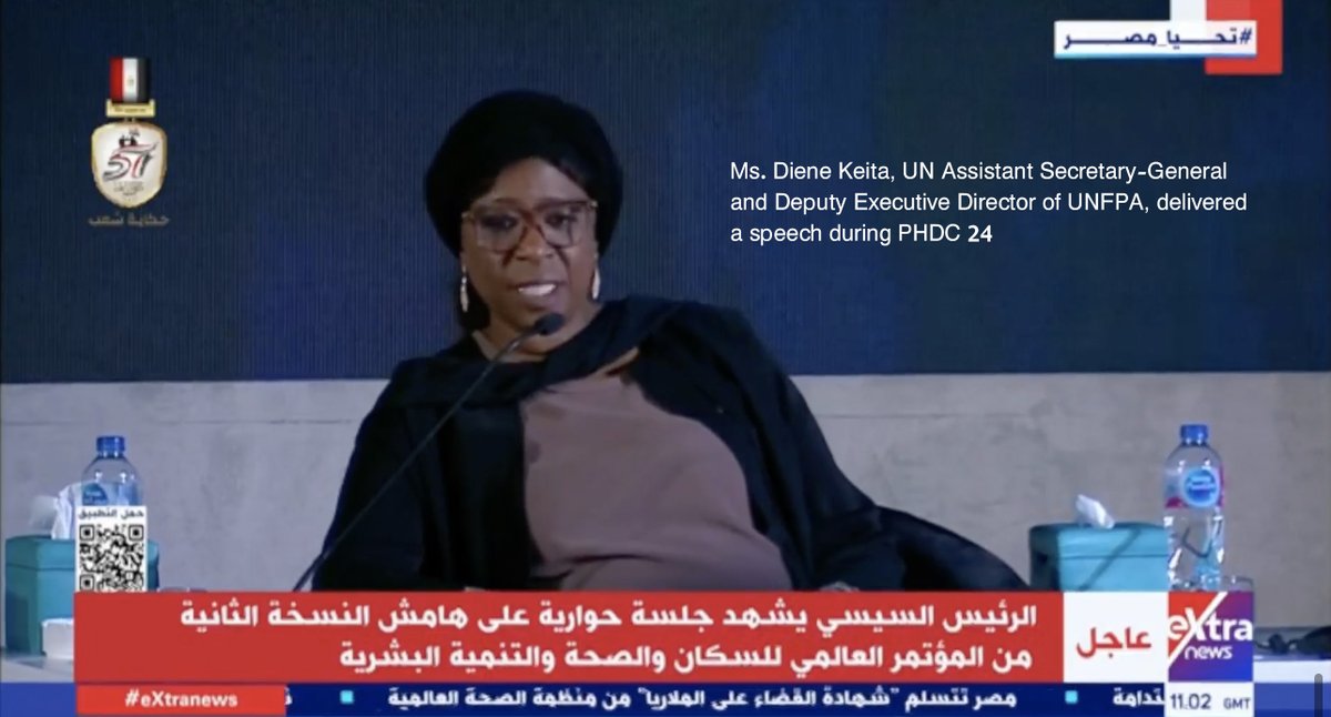 UnfpaEgypt's tweet photo. It is important to provide essential data for youth and
families and to ensure women’s rights to bear children. Family lives shouldn’t be left to chance, there must be accessible options for all.
#PHDC24 #ForASustainableFuture
@UNFPA @UnfpaEgypt @UNFPA_Arabic @dienekeita https://t.co/kQ8NjWbMdl