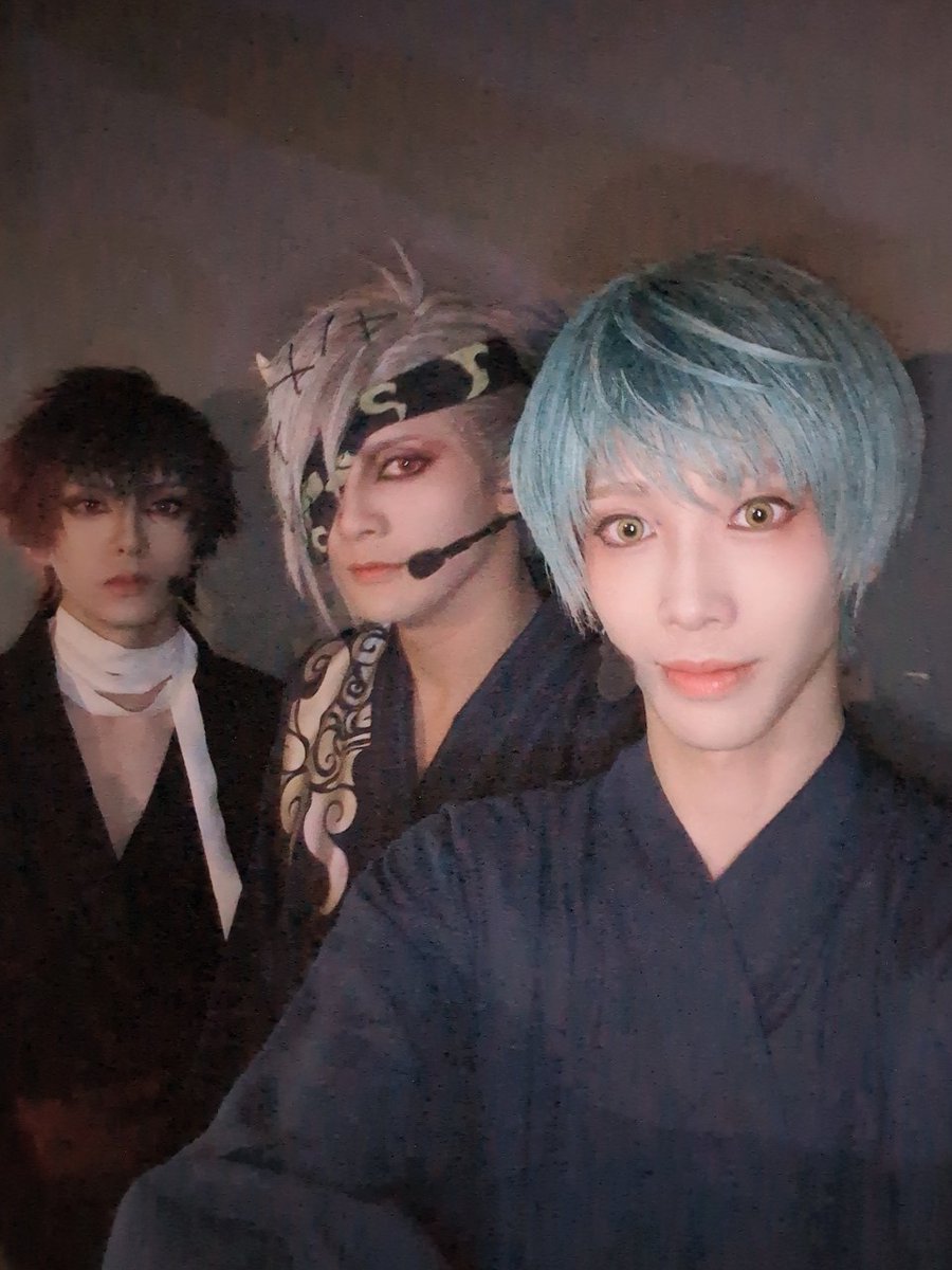 naoki_kunishima's tweet image. ミュージカル『刀剣乱舞』 祝玖寿 乱舞音曲祭　

広島公演無事終わりました。

ありがとうございました。

ワチャワチャワチャ。

#刀ミュ