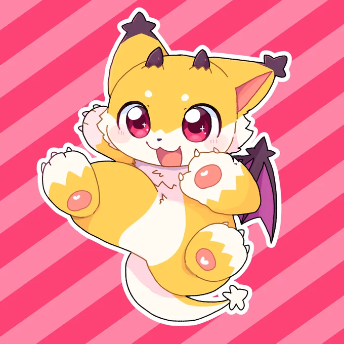 さめたろうさんにうちの子レグルスを描いてもらいました とても可愛くて大満足です 描いて頂きありがとうございました!
