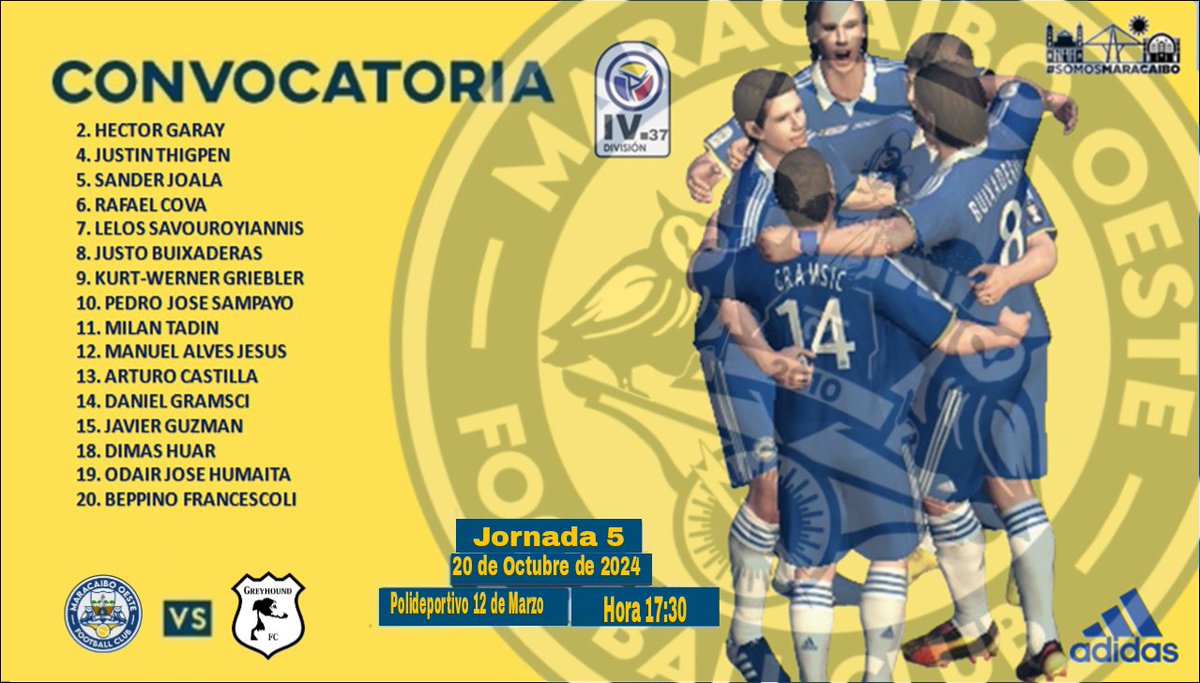 Hoy la 5ta jornada de liga!!