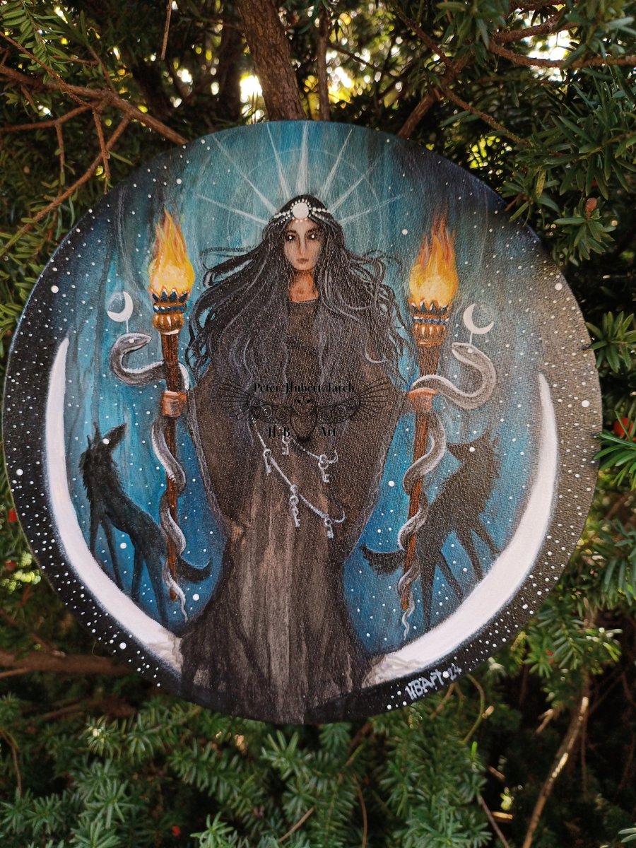 HBArtSK's tweet photo. ‼‼  HEKATE  ‼‼
Nový obraz maľovaný na plátne.
30 cm

#hekate #hecate #witchlife #witchcraft #wicca #witch #magic #pagan #paganwitch #witchcrafts #goddess #triplemoon #mythology #greek #greekmythology https://t.co/dJZ9zqsAlo