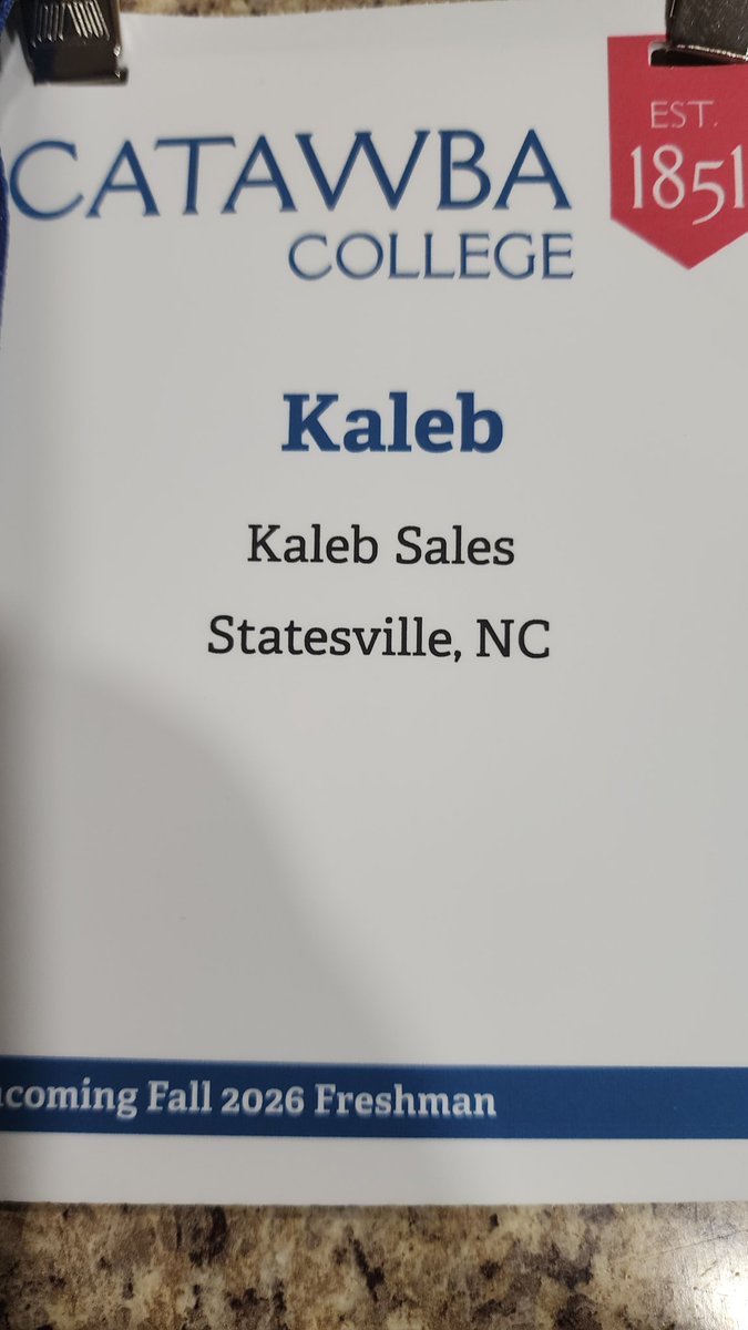 KalebSales07's tweet image. Huge thank you to @CatawbaFootball for the visit yesterday I had a lot of fun!