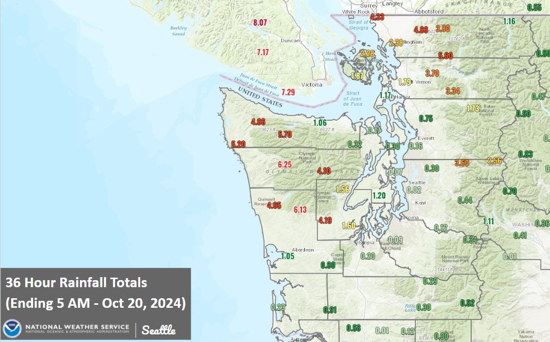 NWS Seattle tweet media