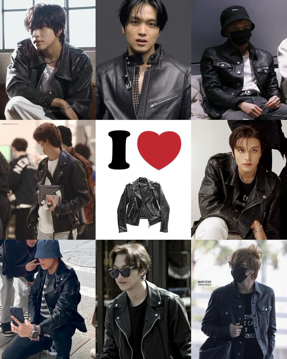 hecanoona's tweet photo. lee haechan leather jacket 🔛🔝 https://t.co/F17T6hmbEH