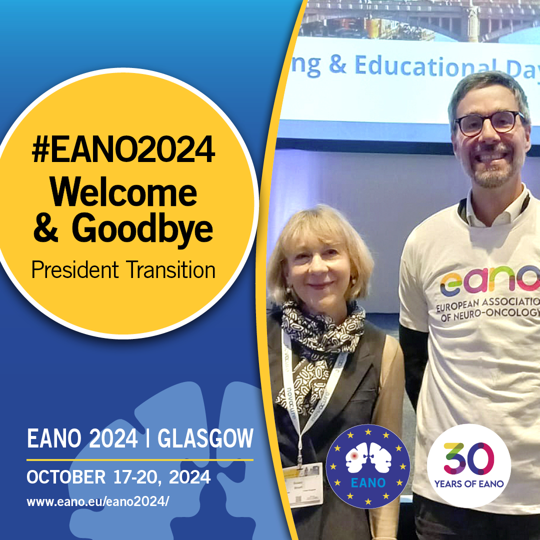 Welcome &amp; Goodbye: A huge thank you to our outgoing president, Susan Short, for her great dedication and leadership during her term over the past years! And a warm welcome to Michael Platten as the new president of #EANO. #EANO2024 #NeuroOncology