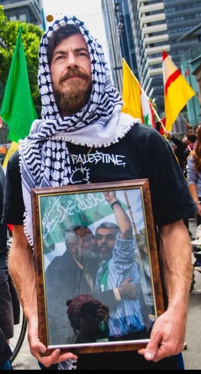 Sinwar was sentenced to 4 life sentences in prison in Israel for massacring 4 Palestinians in 1989.

In prison, he ordered the decapitation of at least two Palestinian prisoners.

After being released in exchange for Gilad Shalit, Sinwar continued to terrorize Palestinians and