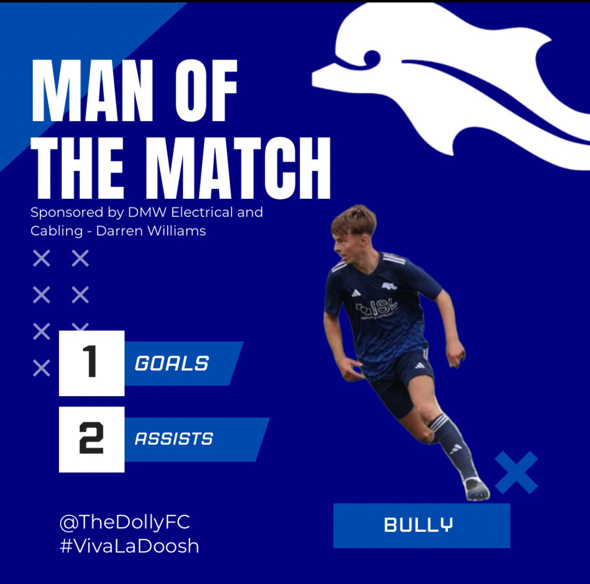 Animal. Big things from this bloke this year. MOTM the man again. #VIVALASDOOSH