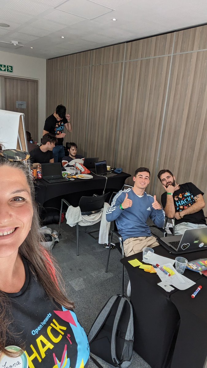ioana_cis's tweet photo. Before and after a 24h Hackathon.. @Interledger #ilphack https://t.co/PcKj3zT4sw