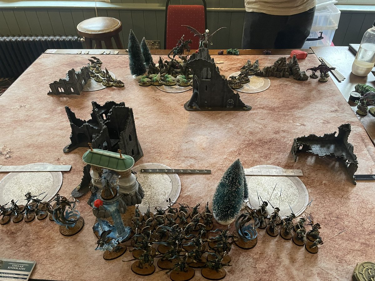 Game one vs soulblight at AoS outbreak in Oxford . #ageofsigmar