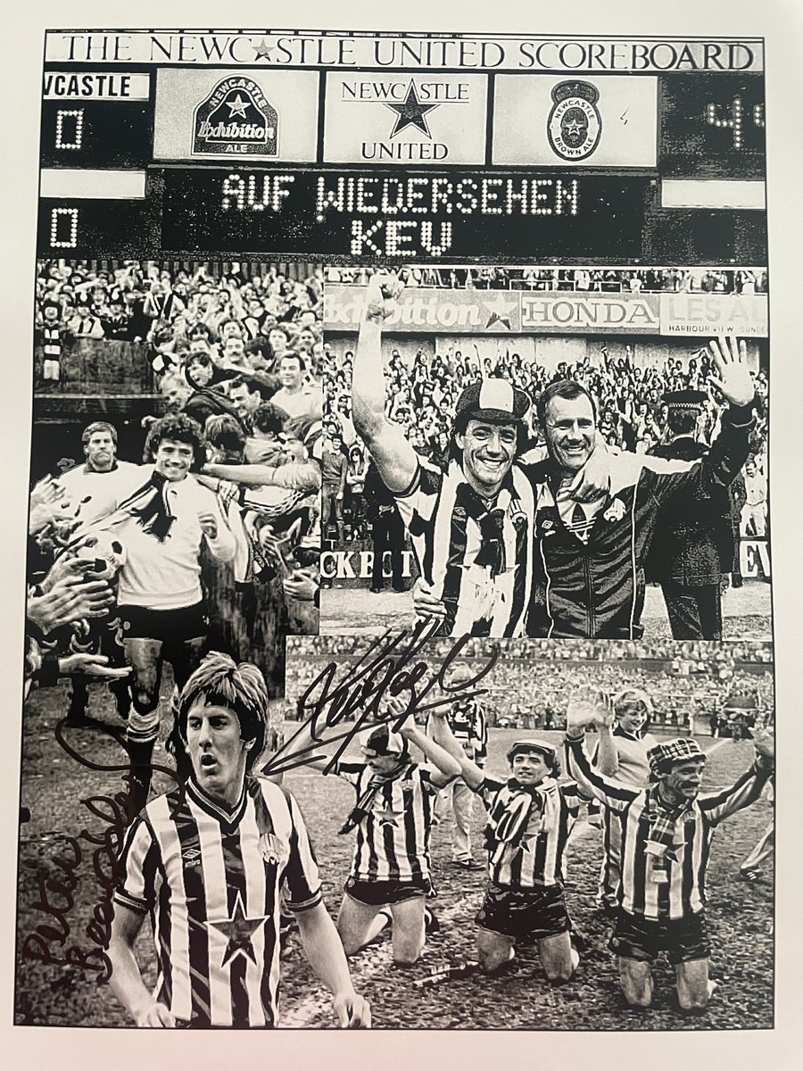 Competition Time! To have a chance of winning this genuinely signed Kevin Keegan &amp; Peter Beardsley photo, FOLLOW US then LIKE and RETWEET the post. Winner announced 28th October 2024.