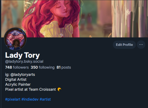 LadyToryArts's tweet photo. @rho_radio Bluesky for all of above. People are waay more receptive there and they really share my art because they like it, without me having to beg on a ton of posts like I do on Twitter haha https://t.co/2KEWzIYLbZ