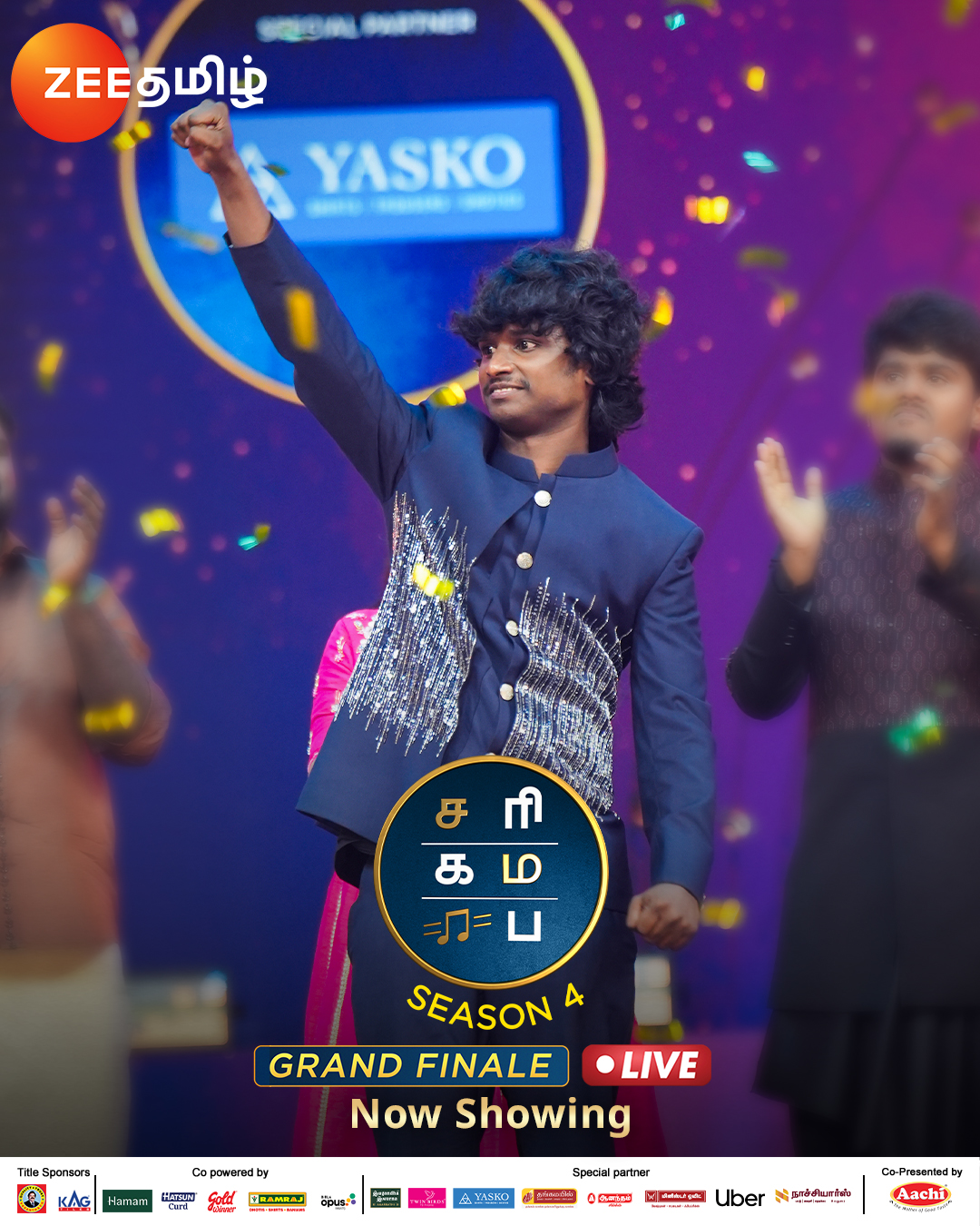Zee Tamil on X Aman is Aman Saregamapa Senior Season 4 Grand Finale Live Now Showing. SaregamapaSeniorsSeason4 SaregamapaS4 GrandFinale Aman SaregamapaTamil ZeeTamil https t bRawP4gWOE X